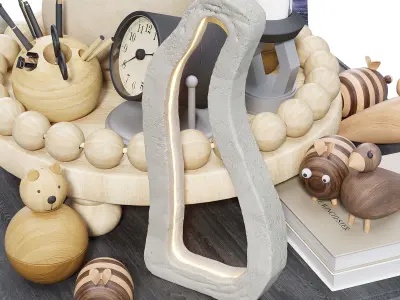 Decorative set 010 3D model