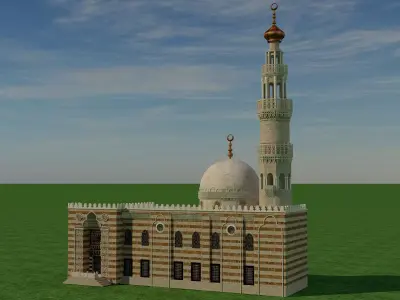 Sultan Barqouq Mosque 3D model