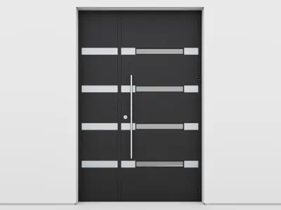 Aluminium door 141 3D model