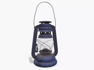 Old Lantern PBR Low-poly 3D model
