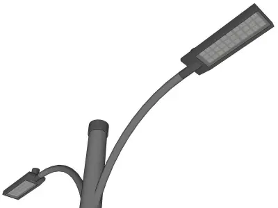 Light Pole - Lamp Post 06 3D model