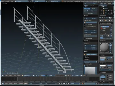 Staircase stairs Free 3D model purchase