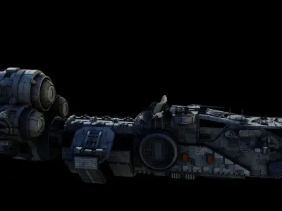 Corellian Acklay-type light freighter  - Star Wars 3D model