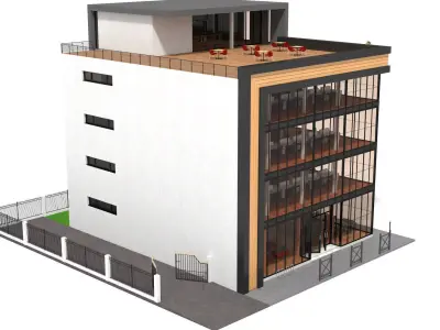 Office Building  3D model