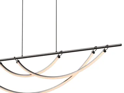 Aryas 48-in Linear Pendant 3D model