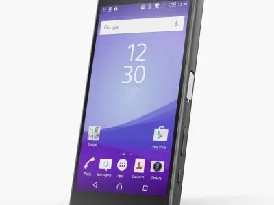 Sony Xperia Z5 Compact Low-poly 3D model