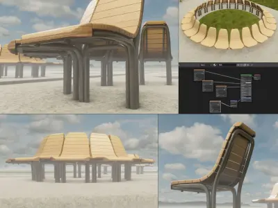 Large Park Bench Package