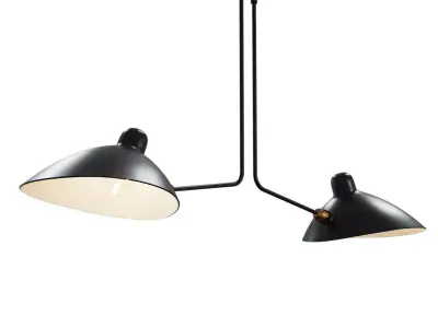 Serge Mouille P2B Ceiling lamp  3D model
