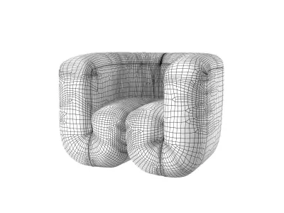 DS 707 Amrchair 3D model