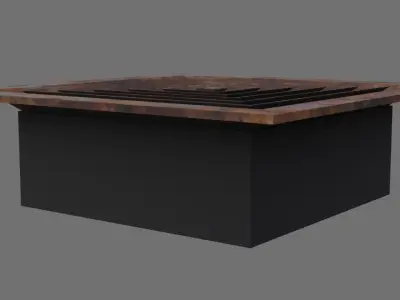 Air Vent 3B Low-poly 3D model