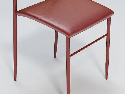 Red Chair 03 3D model