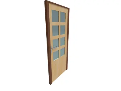 Door interior 3D model 2