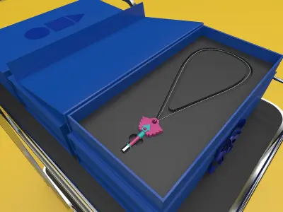 Squid Game season 3 Maze gashapon game draw lots scene  3D model