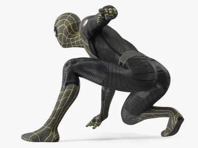  Spiderman Black Suit Poses Collection 