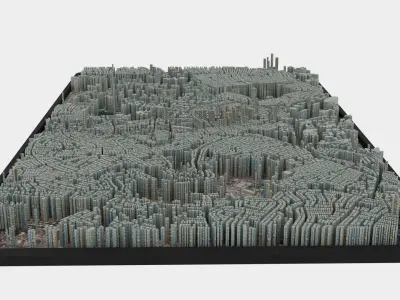 City of Ankara 3D model