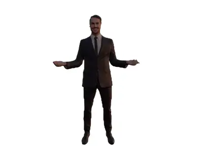 Filler Business Man Free 3D model