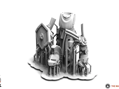 Feudal Guard - Lord Commander Ragnar 3D print model