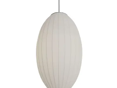 Maxim Cocoon 1-Light Chandelier Polished Chrome 3D model
