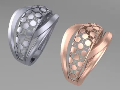 fusion ring 3D print model 10