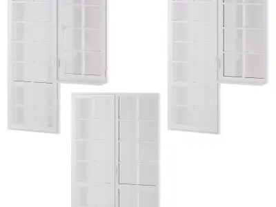 Windows with glazing bars 3D model