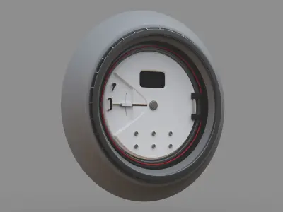 Sci-fi Door 3D model