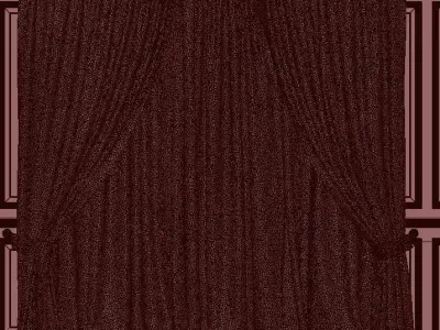 Curtain Set 458 3D model