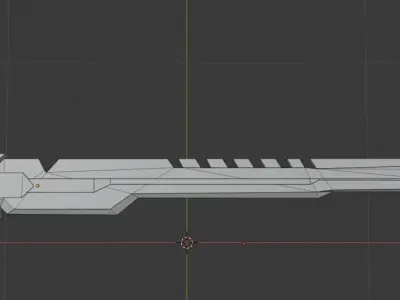 Sword with lights Free 3D model