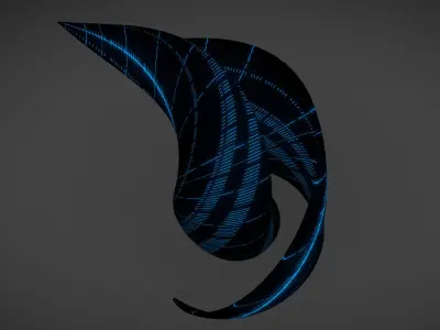 Weird Building Alien Ship 3D model