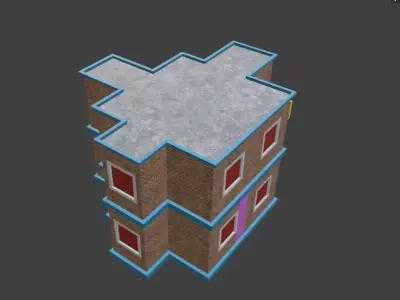 Building Low-poly 3D model 39