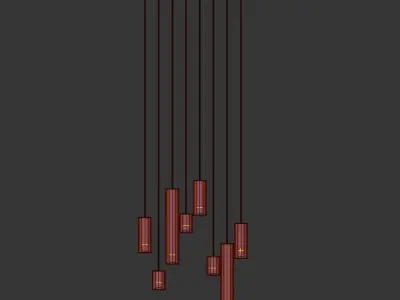 Casablanca pendant lamp 3D model