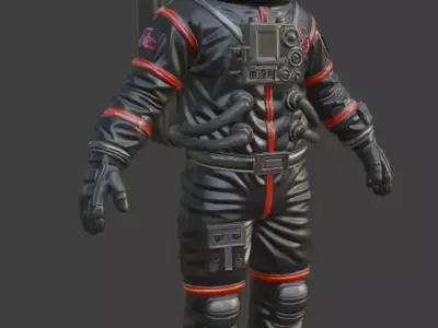 Astronaut Spacesuit 3D Model 3D model