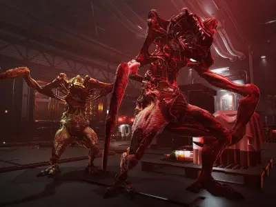 Roach Monster Low-poly 3D model