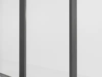 Panoramic glazing Stained glass 39 Low-poly 3D model