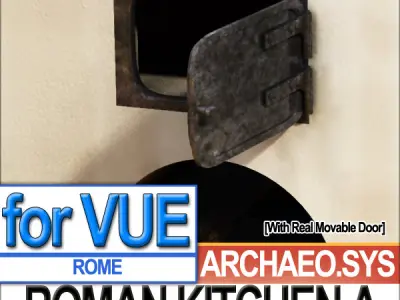 Ancient Rome Kitchen A 3D model