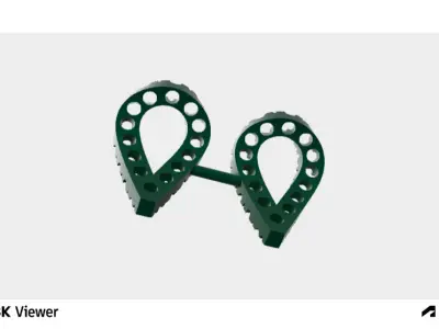 Eclipse Curve Pendant 3D print model