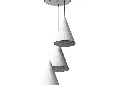 Hanging chandelier Ambrella light Traditional Loft TR8435 3D model