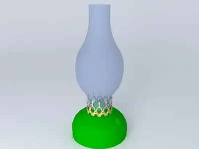 oil lamp Free 3D model