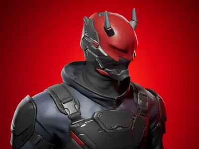 Urban Samurai Low-poly 3D model