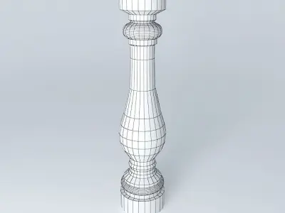 Rail Column 3D model