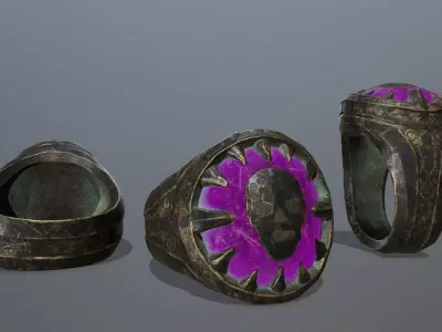 Heal Ring Low-poly 3D model
