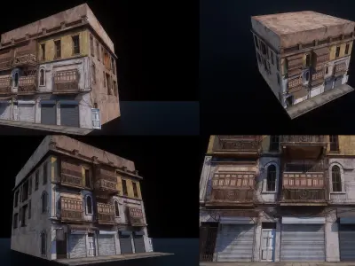 BURNSROAD GENERIC BUILDINGS 3D model