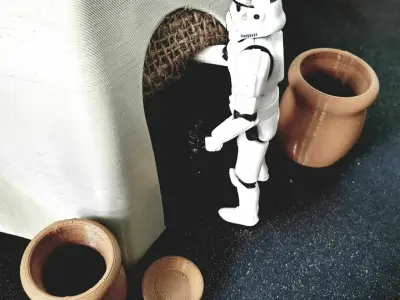 STAR WARS TUSKEN SAND PEOPLE HUT for 375 and 6in Diorama 3D model