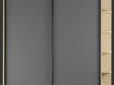 Closet Low-poly 3D model