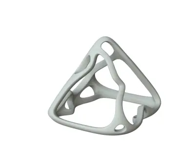 SciFi Cube Object No 62722 Low Poly Shape Low-poly 3D model
