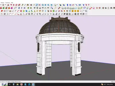Gazebo 3d model  3D model
