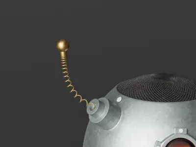 Robot V29 Low-poly 3D model