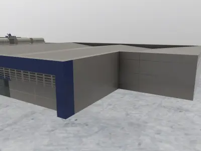 LYTV Terminal Low-poly 3D model