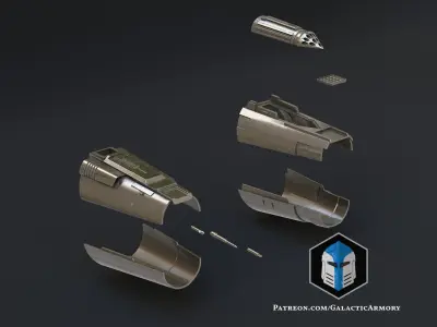 Mandalorian Beskar Armor 3D print model