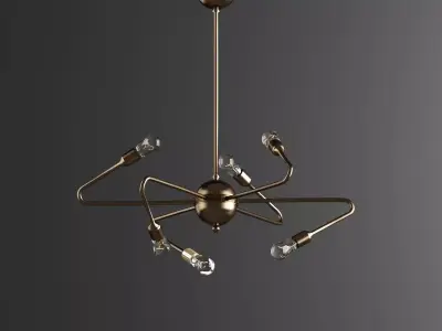 Ceiling light 3D model 92
