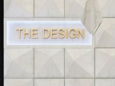 Reception bar counter with lights 3D model